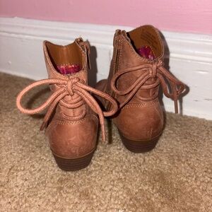 Brown Leather Ankle Boots